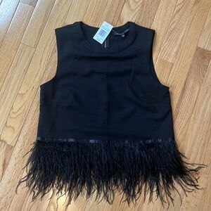 Endless Rose Feather Top